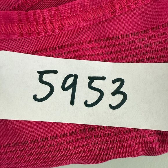 90 Degree by Reflex Women's Dark Pink Stripe Athletic Tank Top Size S Small - Picture 9 of 9